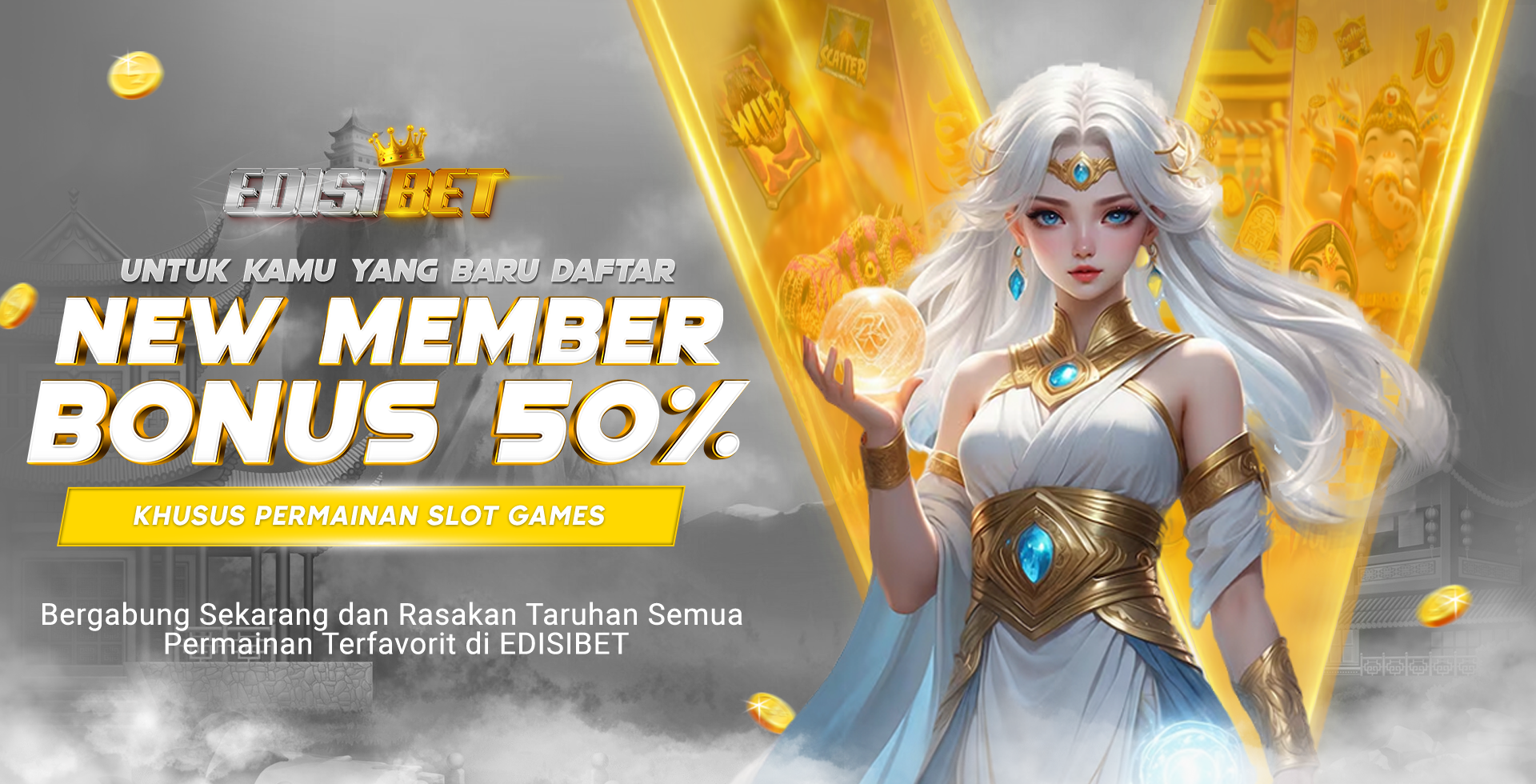 Bonus New Member 50%